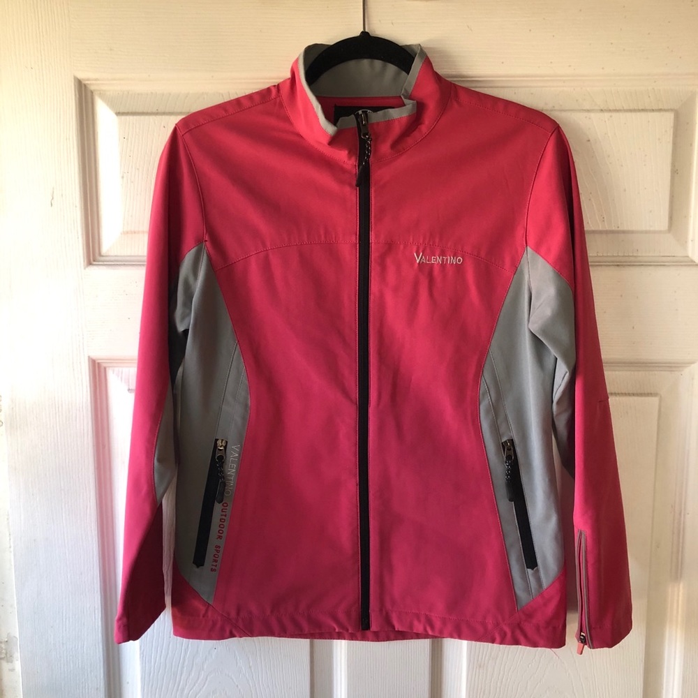 Valentino Christy pink and grey jacket